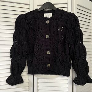 Ba&sh Sennay Cardigan NWT Black